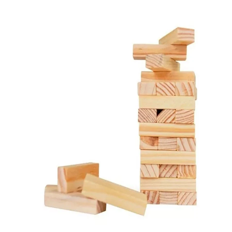 KAOSIMPORT - pack-x-10-juego-mesa-jenga-36-piezas-maderas-precio-unitar ...
