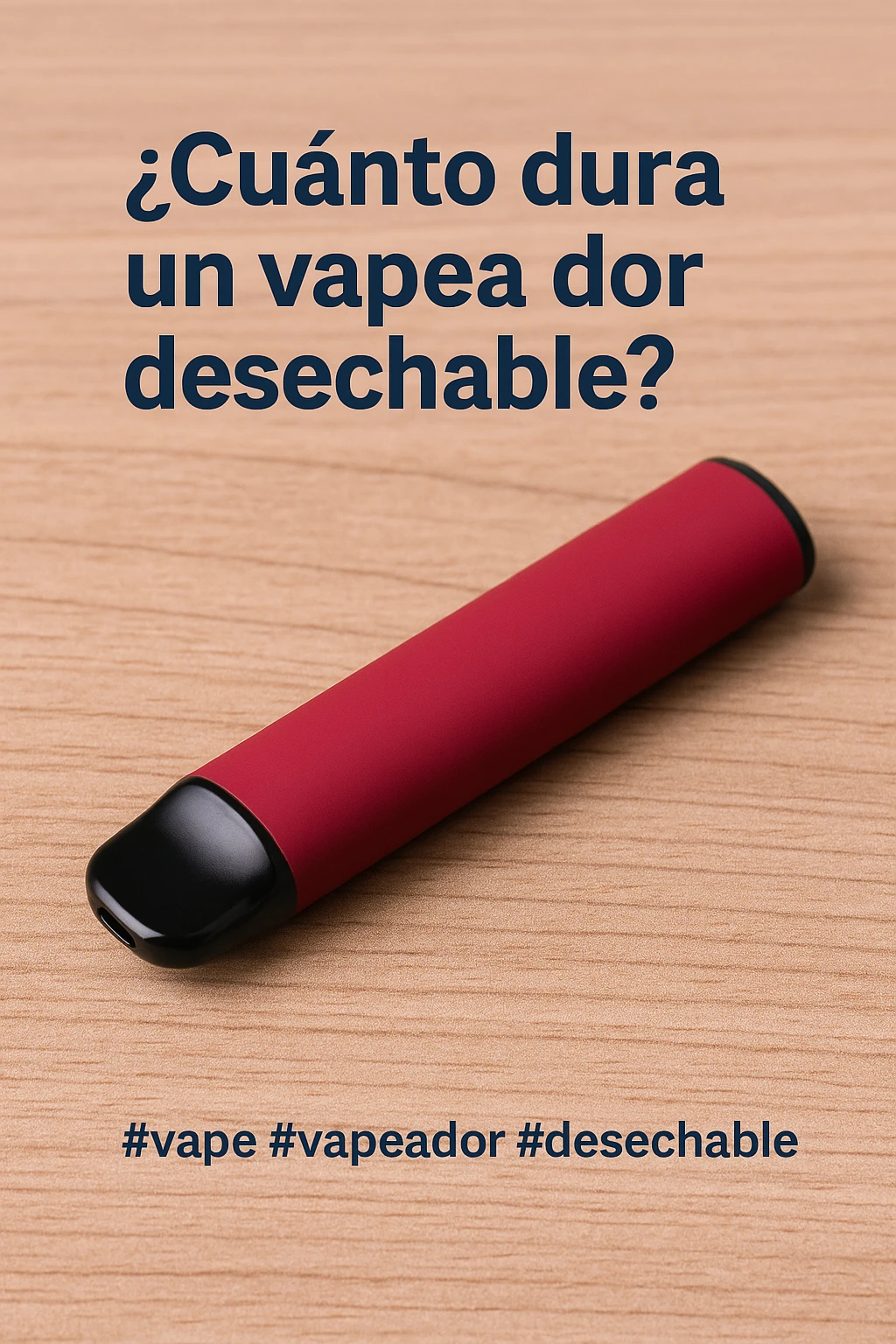 ¿Cuánto dura un vapeador desechable?