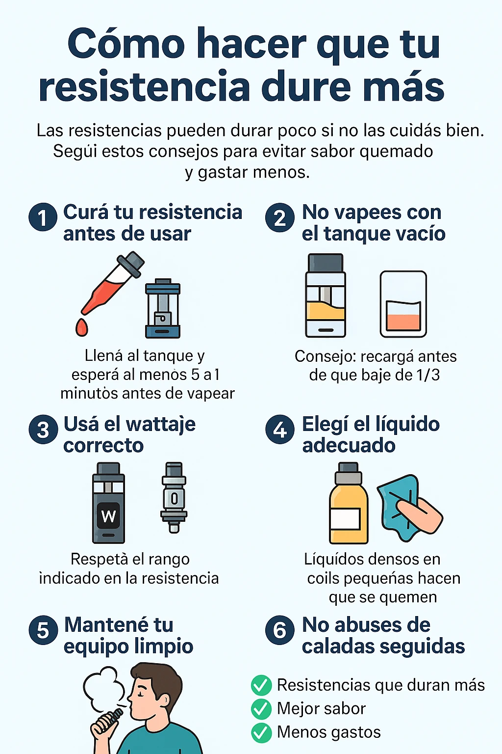 Cómo hacer que tu resistencia dure más