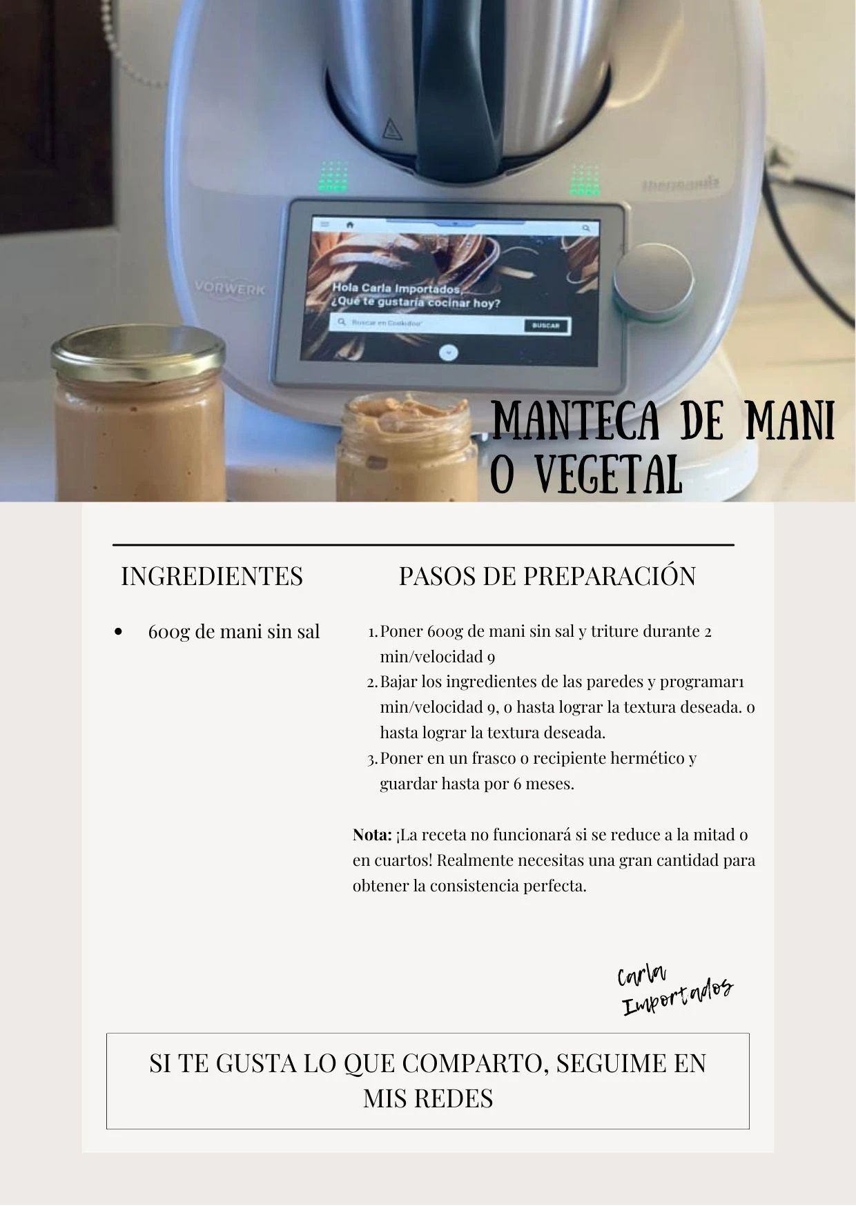 Manteca de Mani