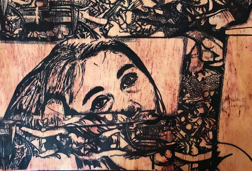 Sala Blanca Matriz de mokulito - 30cm x 40cm