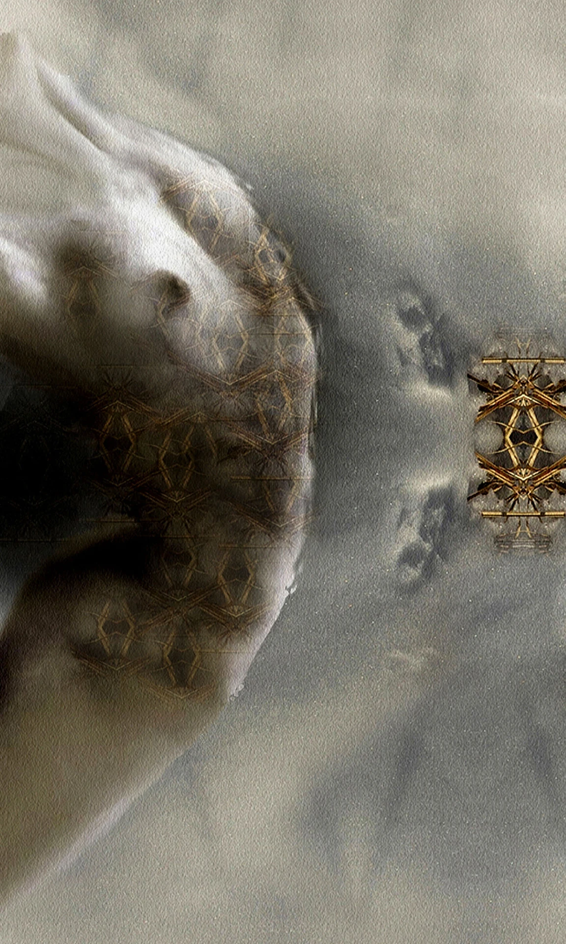 Reflejos 1 - Impresión digital en cuero ecologico - 80cm x 120cm - 2018