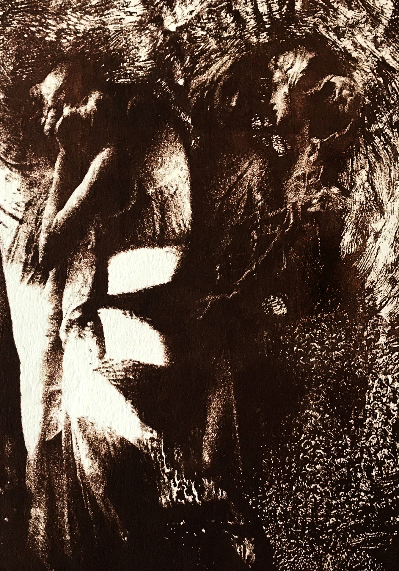 El susurro del angel - Litopoliester - 26cm x 36cm - 2019