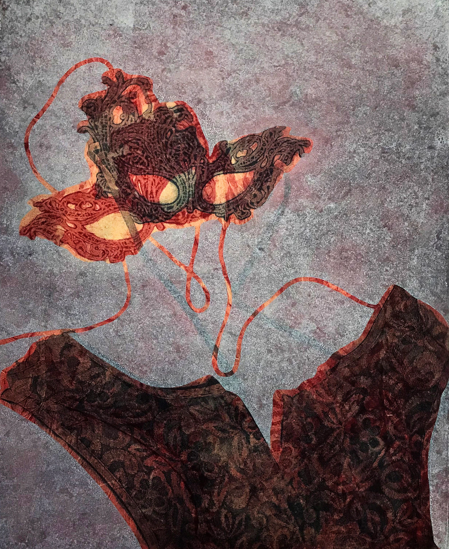 Monocopia - Gel biodegradable - impresión en canson edition de 240 - 50cm x 60cm - 2017-18