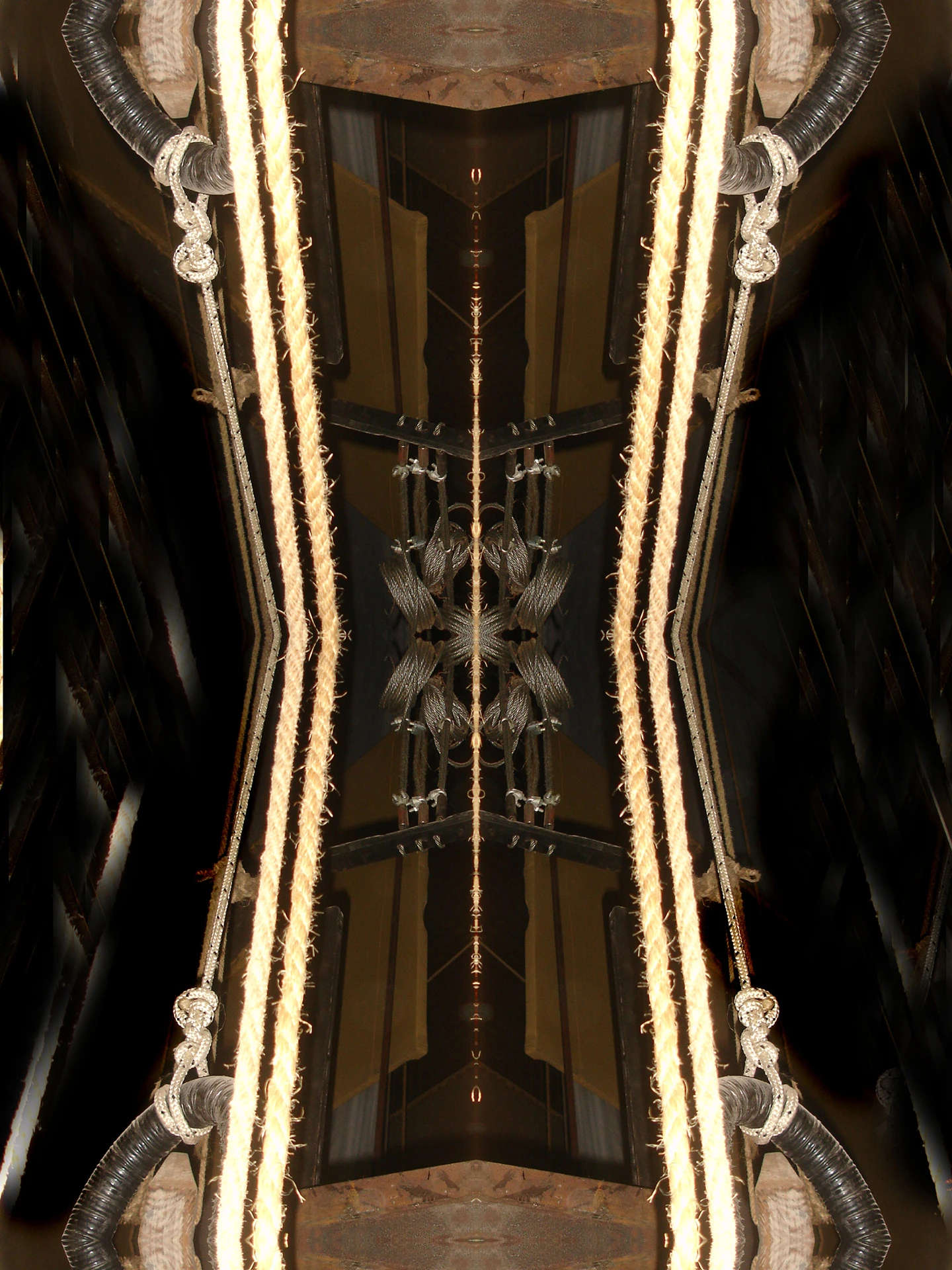 Fragmentos XII - Digital - impreso en cuero ecologico - 91cm x 68cm