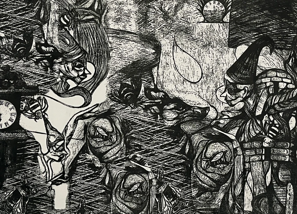 El mundo del mago - litopoliester - 50cm x 70cm - 2024