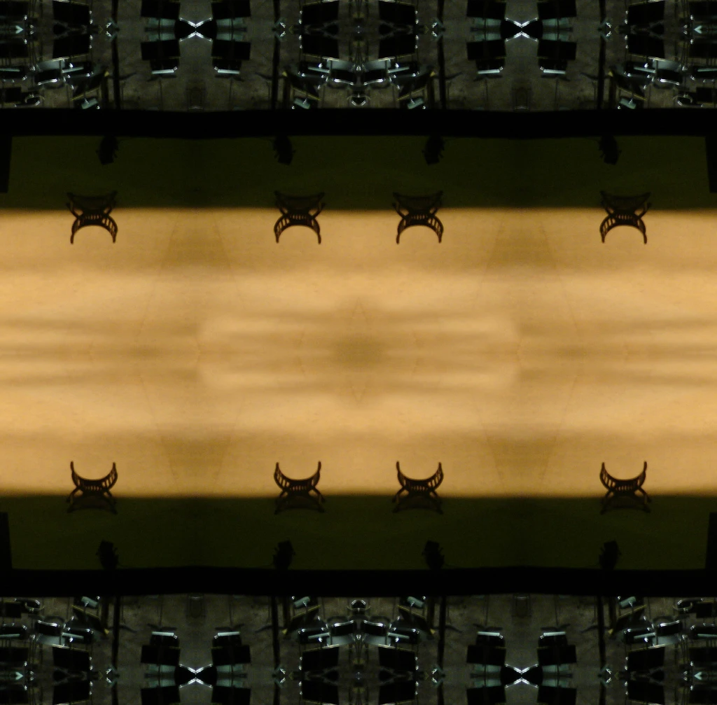 Intervalo - Digital - impreso en cuero ecologico - 70cm x 70cm