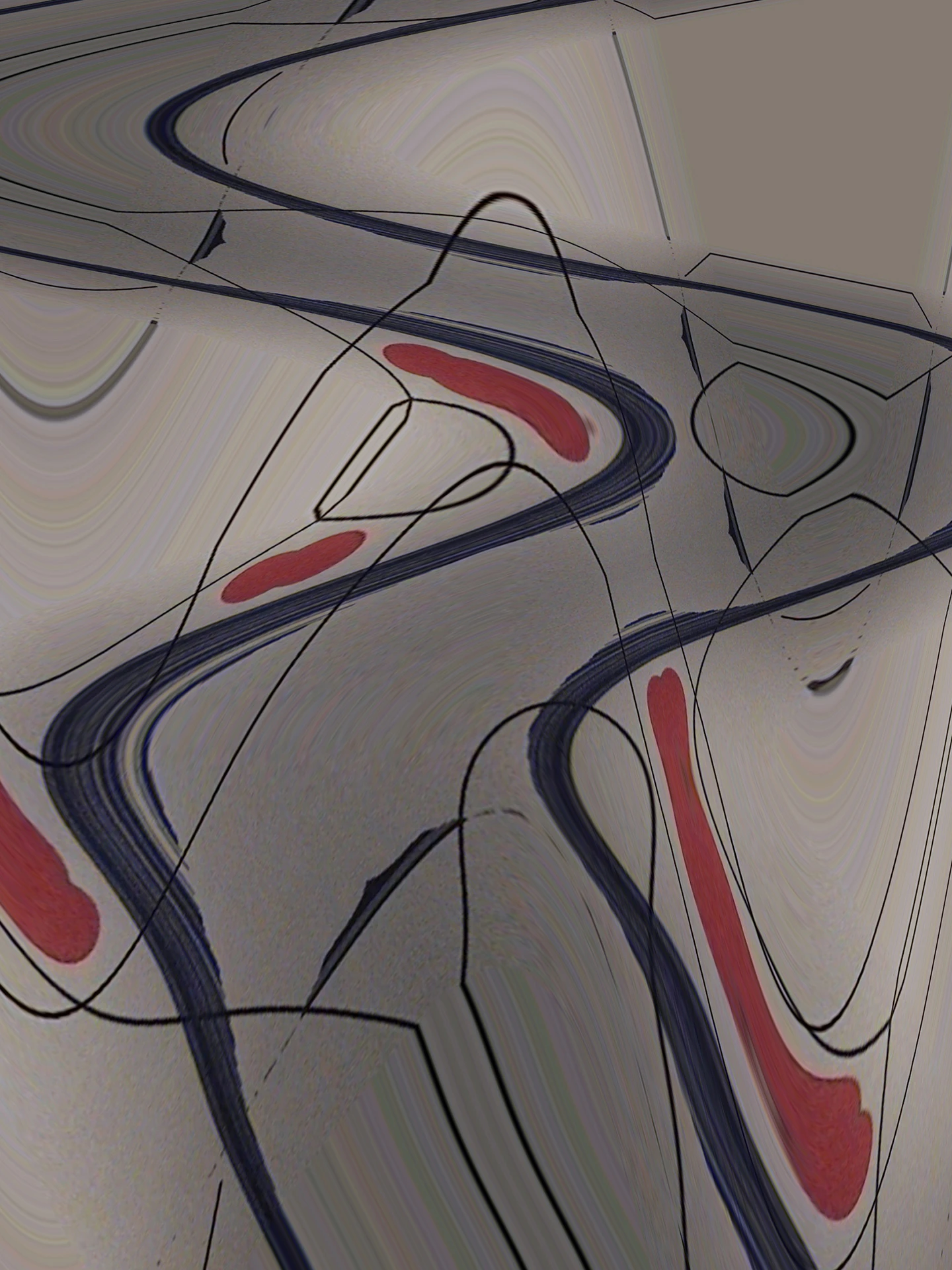 S-T - Digital - impreso en cuero ecologico - 91cm x 68cm