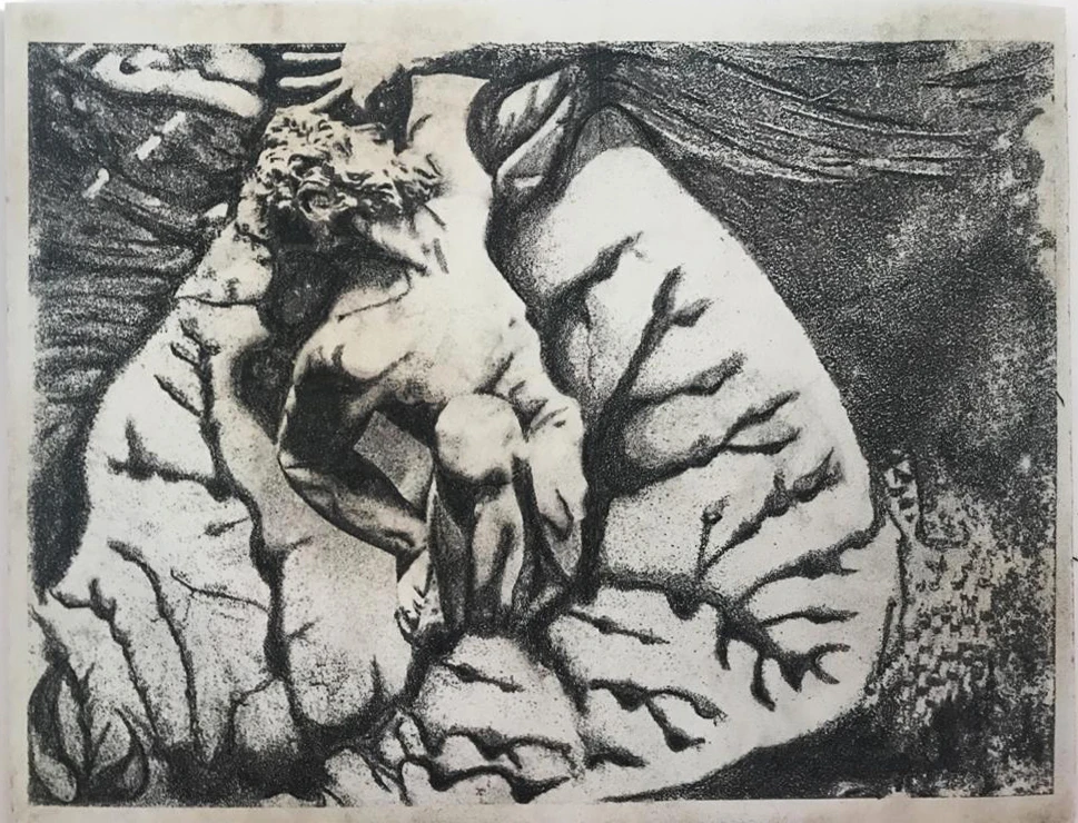 Matriz - Litografia en Gres - 26cm x 36 cm - 2019