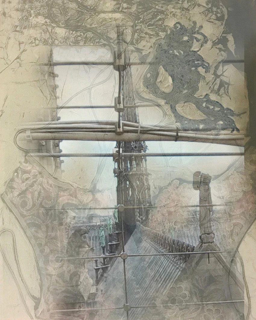Opera - Sublimación en papel de algodón - 30cm x 40cm - 2019