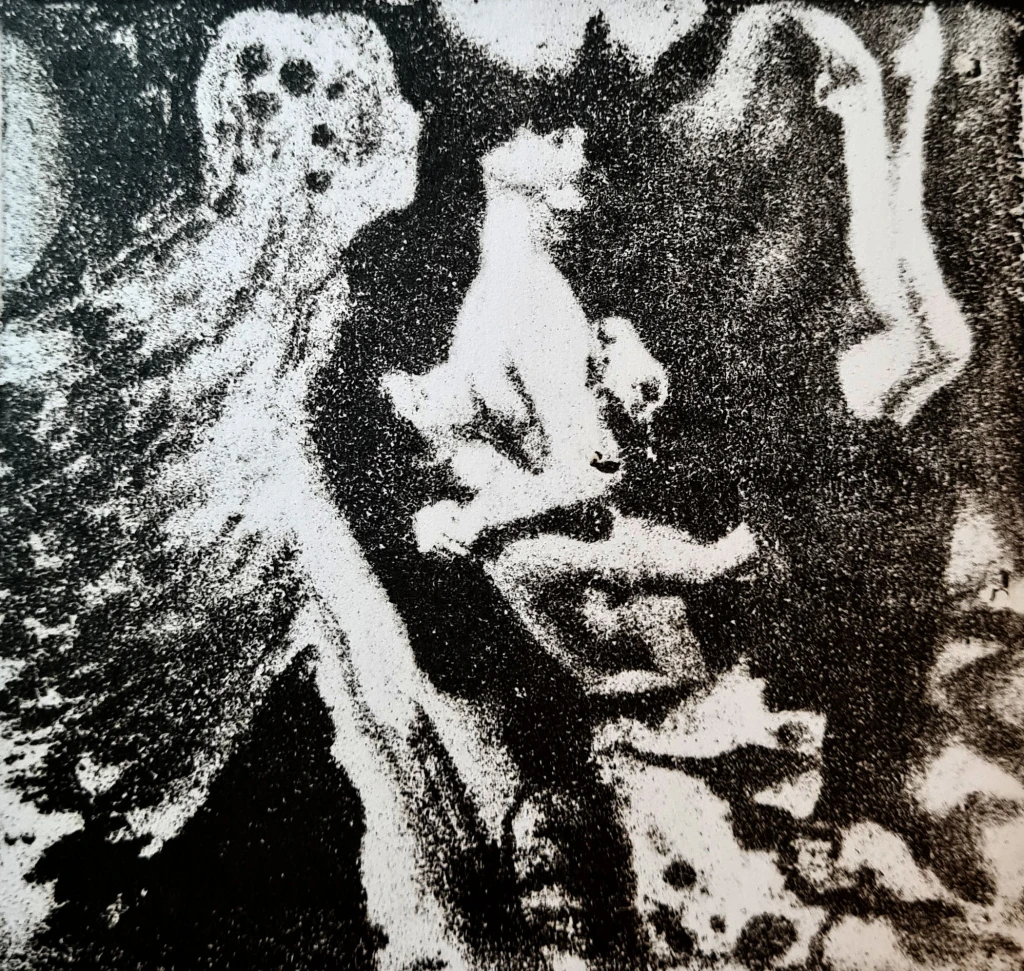 Brisa - Litografia en Gres - 10cm x 10 cm - 2019