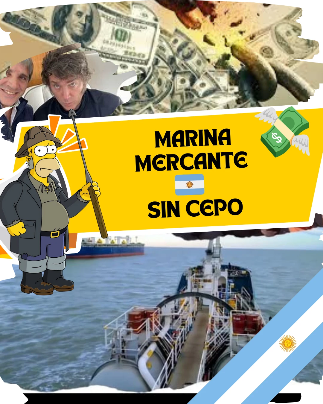 🚢🌊 A TRES DÍAS DEL FIN DEL CEPO: ¿QUÉ LE ESPERA A LA MARINA MERCANTE Y AL COMERCIO EXTERIOR ARGENTINO?