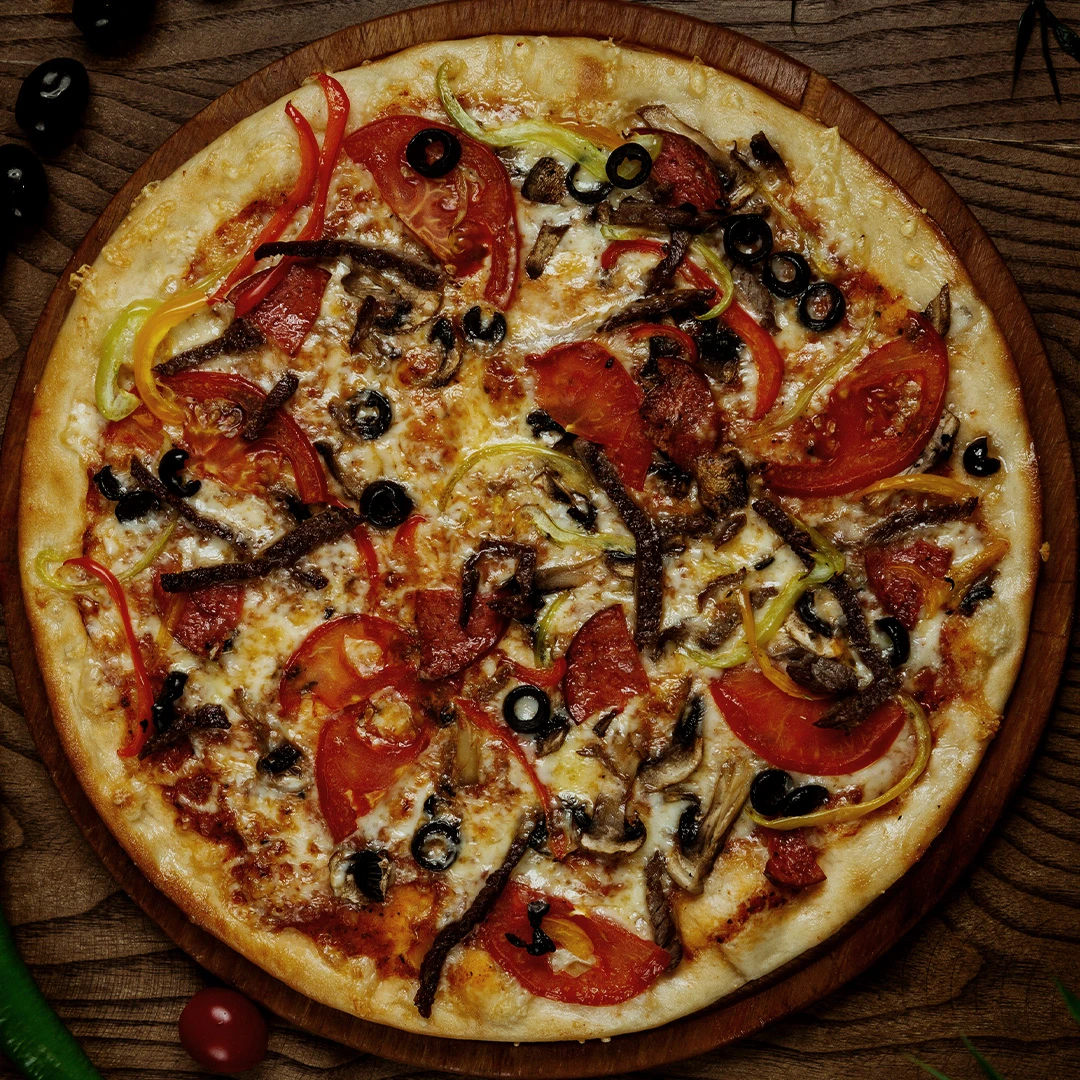 Pizza tomate anchoa