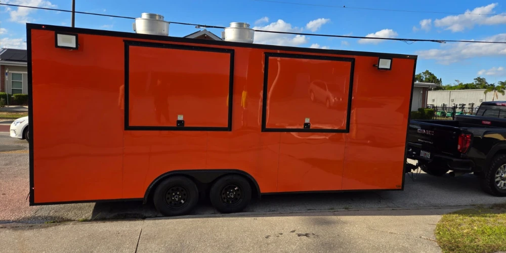 Full equipped food trailer