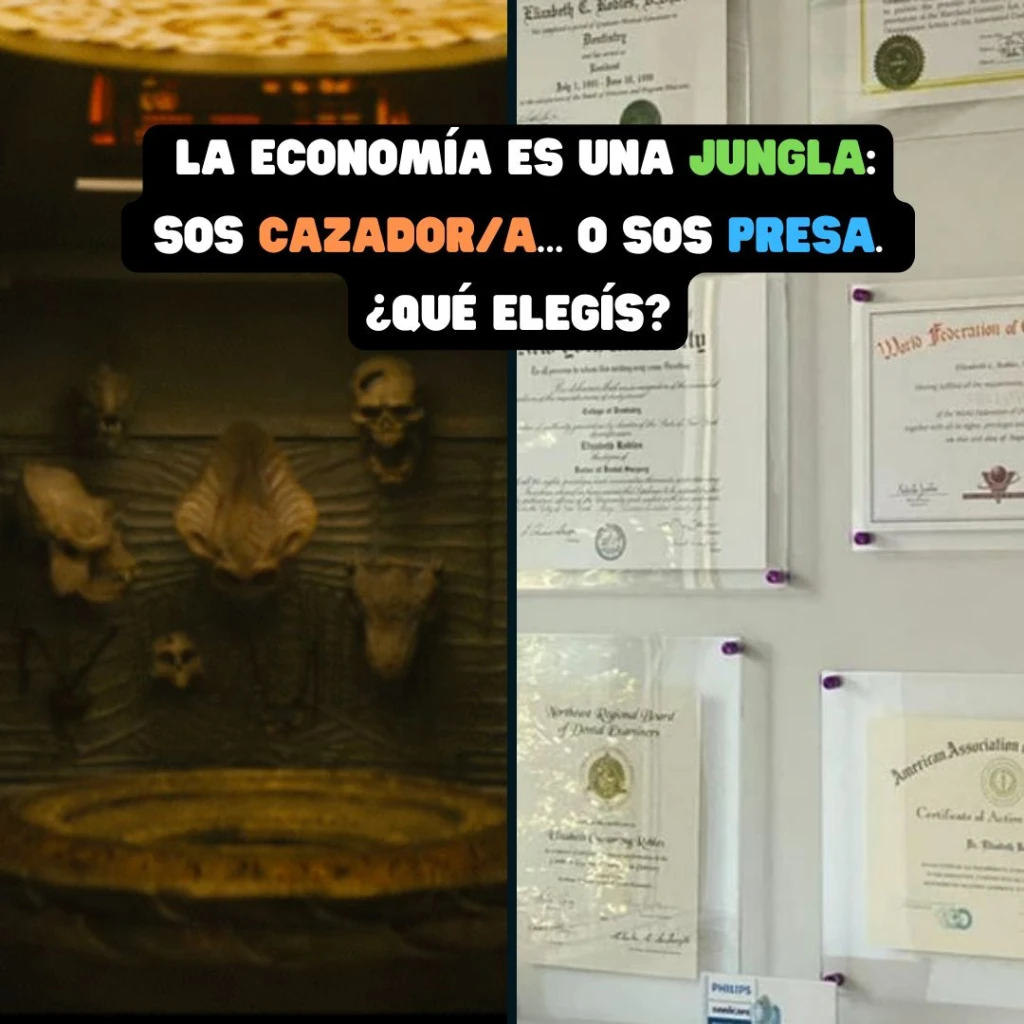 ¿Te pasa que haces de todo y solo "sobrevivis"?. Cómo me convertí de presa a cazador