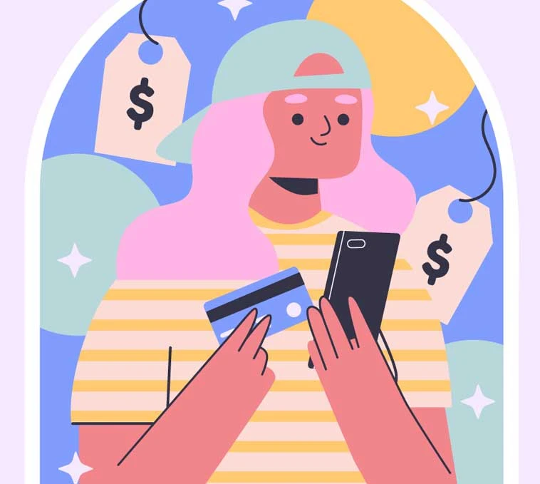 Comprador con Tarjeta - tienda de pedidos