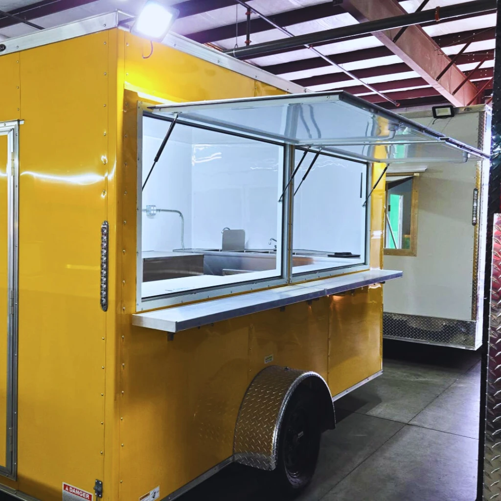 Yellow fully equipped Trailer