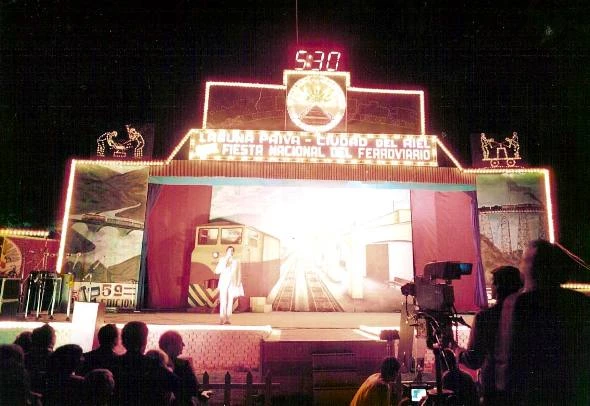 Fiesta Nacional del Ferroviario década de 1980