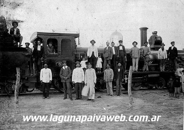 Pioneros Ferroviarios en Laguna Paiva (fines de la década del 30)