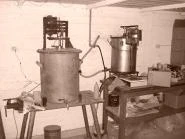 Laboratorio Parchefacil en sus inicios