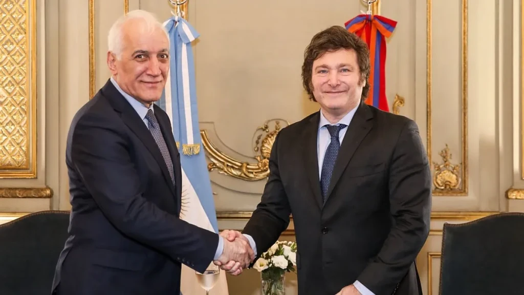 Una Nueva Etapa: Milei y el Presidente de Armenia Khachaturyan
