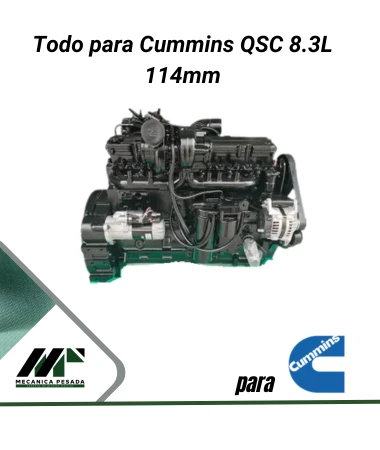 Todo para Cummis QSC 8.3L 114mm