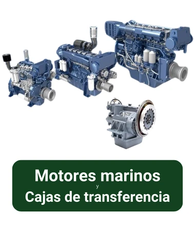 Motores marinos y cajas de transferencia Advance