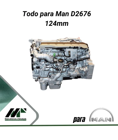 Todo para Man D2676 - 12.4L - 126mm