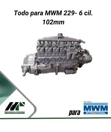 Motor para MWM 229 6 cilindros