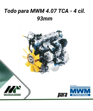 Motor para MWM 4.07 TCA Sprint 4 cilindros