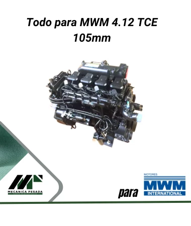 Motor para MWM 4.12 TCE Ateon 4 cilindros 