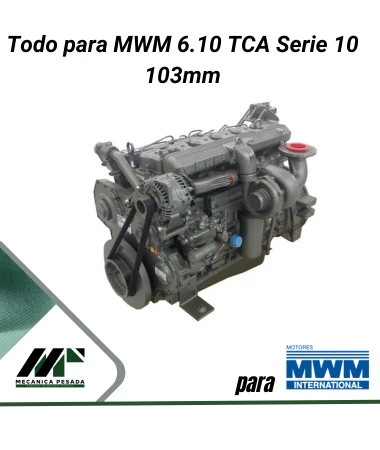 Motor para MWM 6.10 TCA Serie 10 6 cilindros