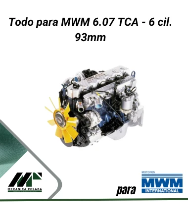 Motor para MWM 6.07 TCA Sprint 6 cilindros