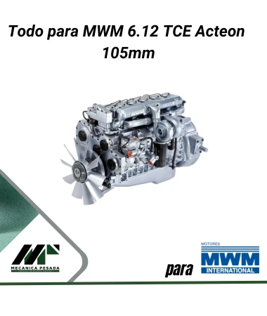 Motor para MWM 6.12 TCE Ateon 6 cilindros