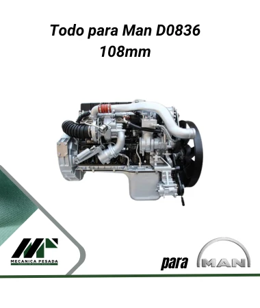 Todo para Man D0836 - 6.9L - 108mm