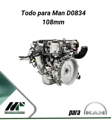 Todo para MAN D0834 - 4.6L - 108mm