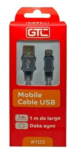 Cable Cargador Usb Compatible iPhone iPad 3 Metros Largo