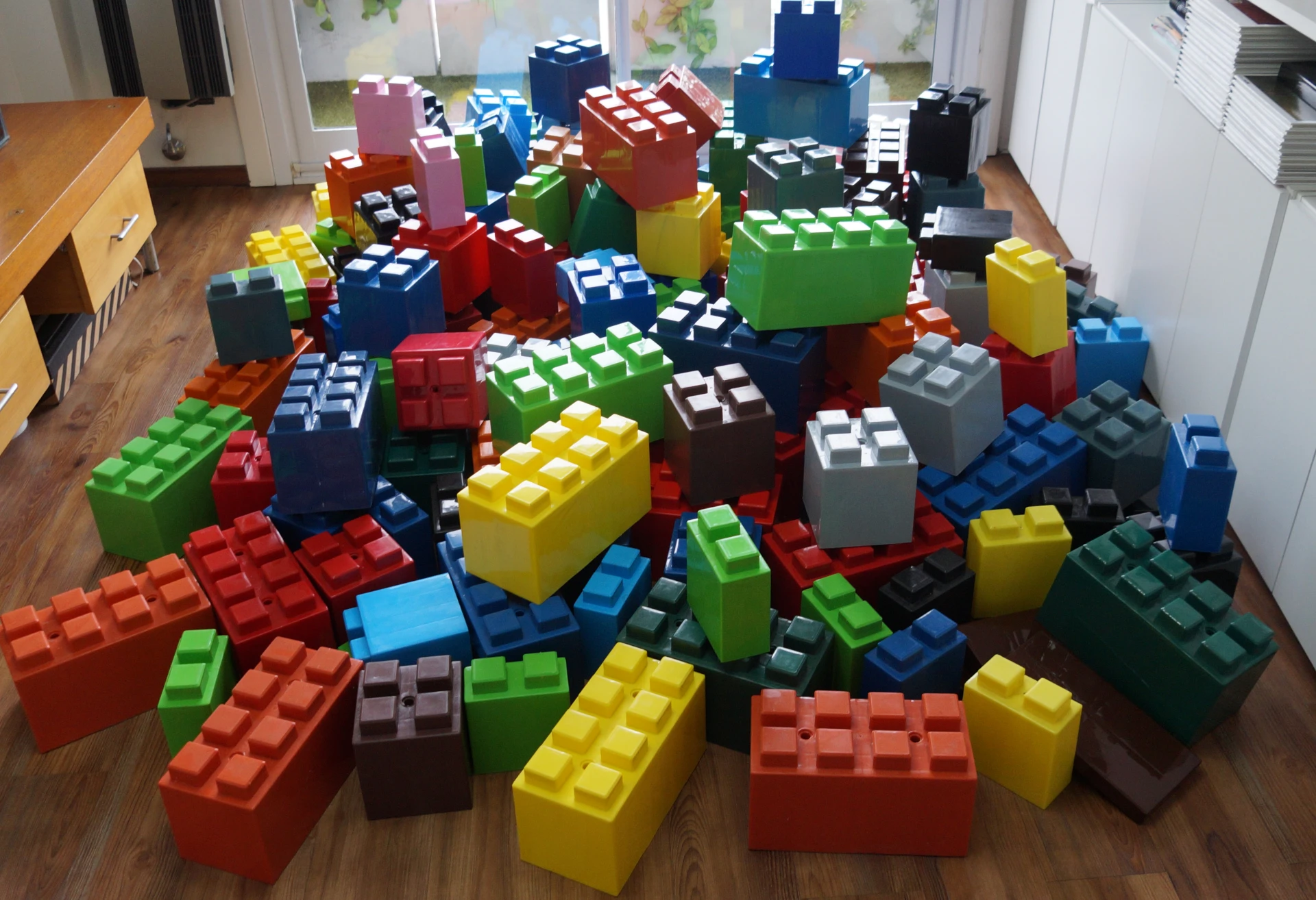 Bloques de lego gigantes