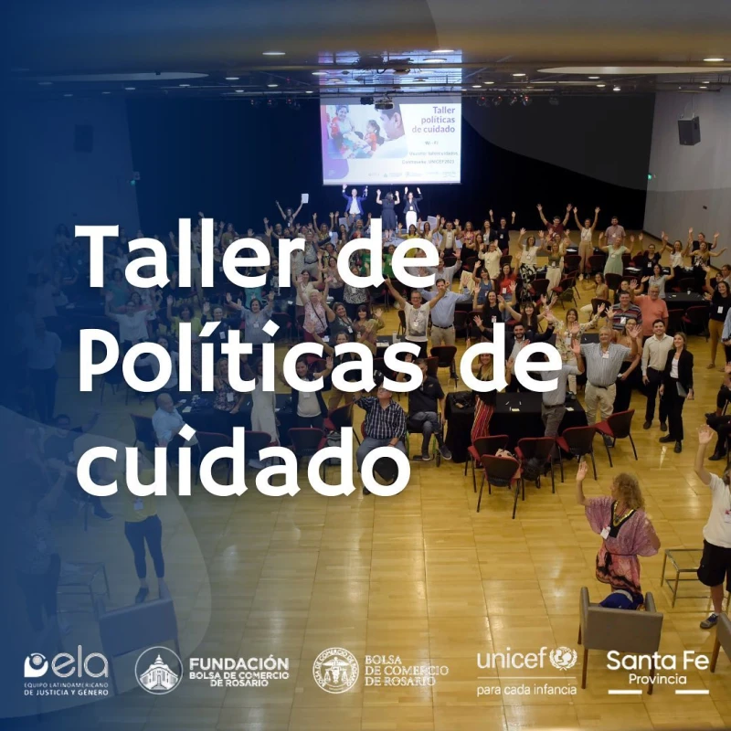 Talller de política de cuidados en la Bolsa de Comercio Rosario