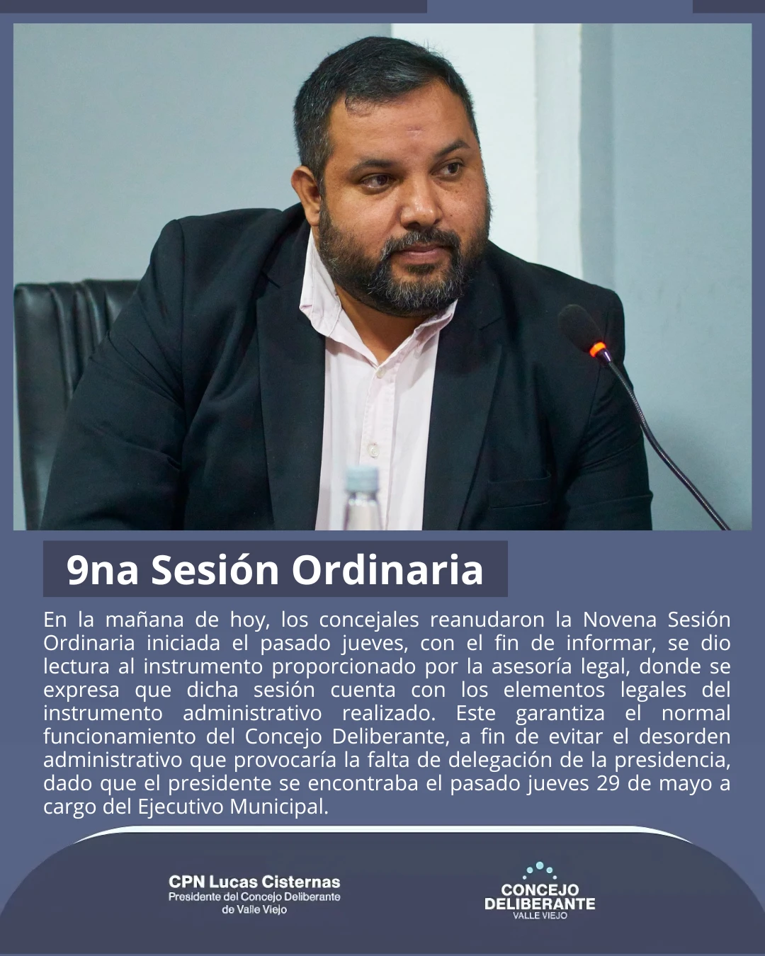 Concejo Deliberante Valle Viejo Luis Rodriguez y Lucas Cisternas