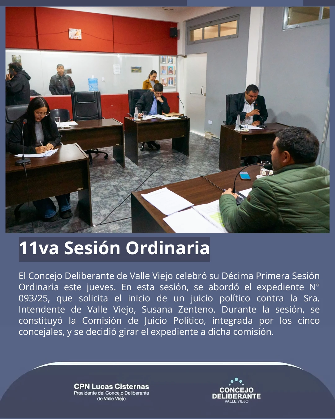 Concejo Deliberante Valle Viejo Luis Rodriguez y Lucas Cisternas