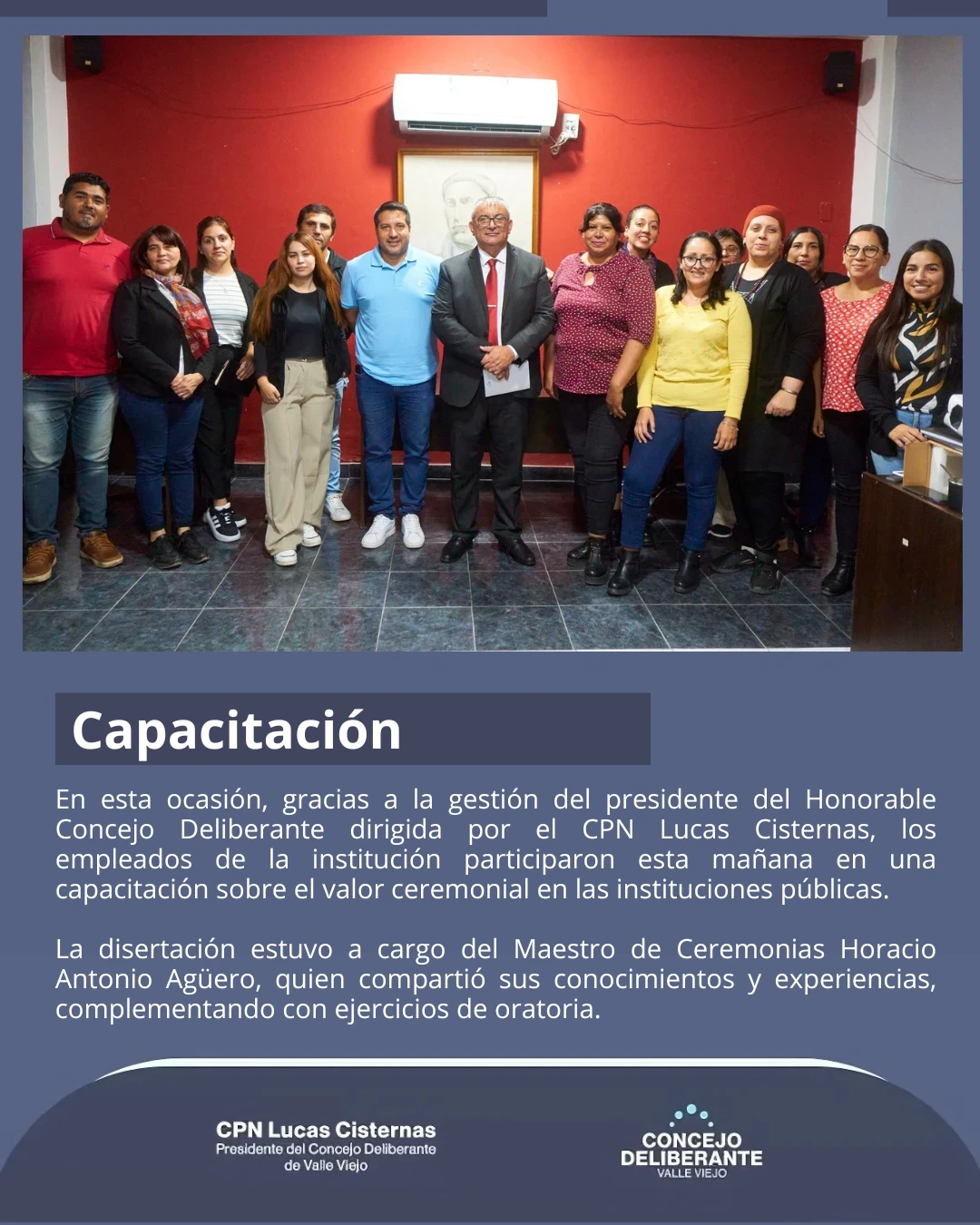 Nueva Capacitación en el Concejo