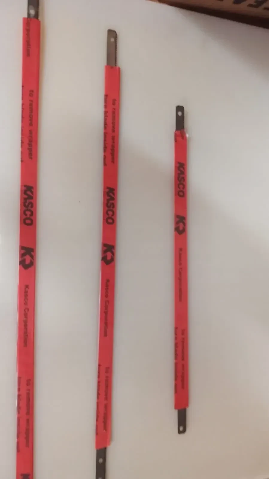 Hojas de serrucho KASCO