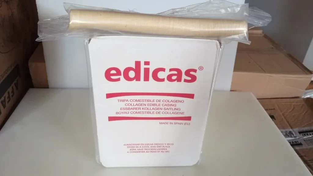 Tripas de colágeno comestible. 