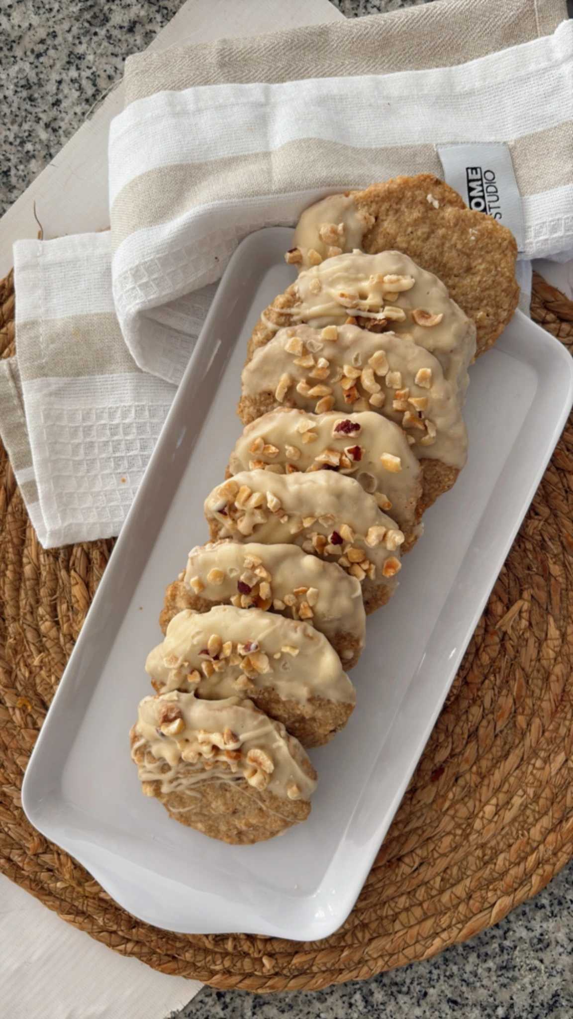 Galletitas de avellana y Chocolate Blanco