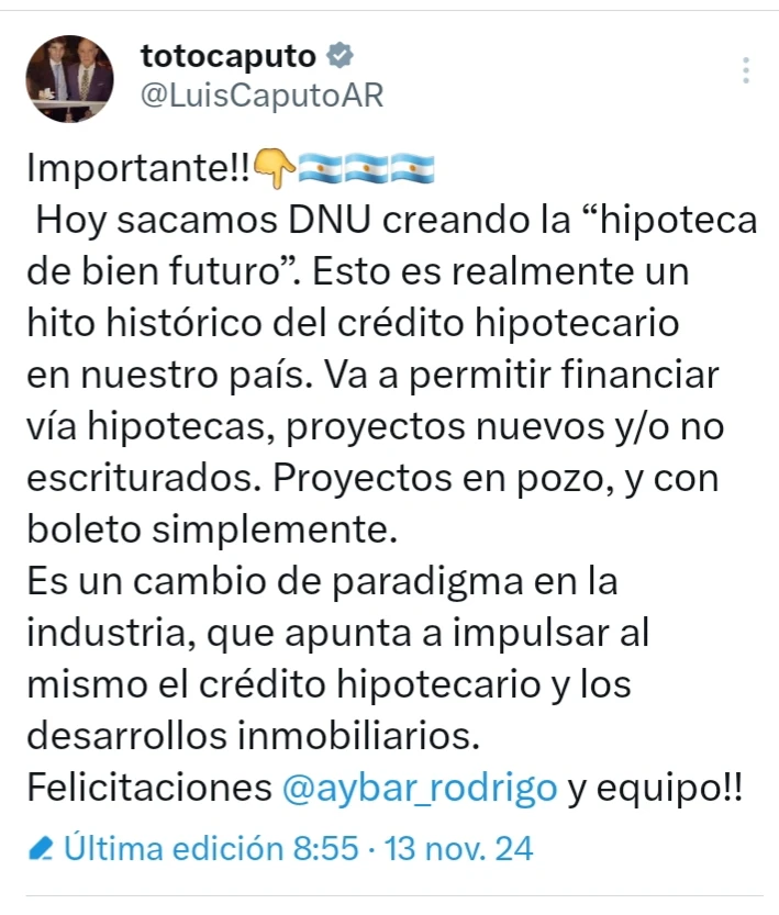 HIPOTECA DE BIEN FUTURO