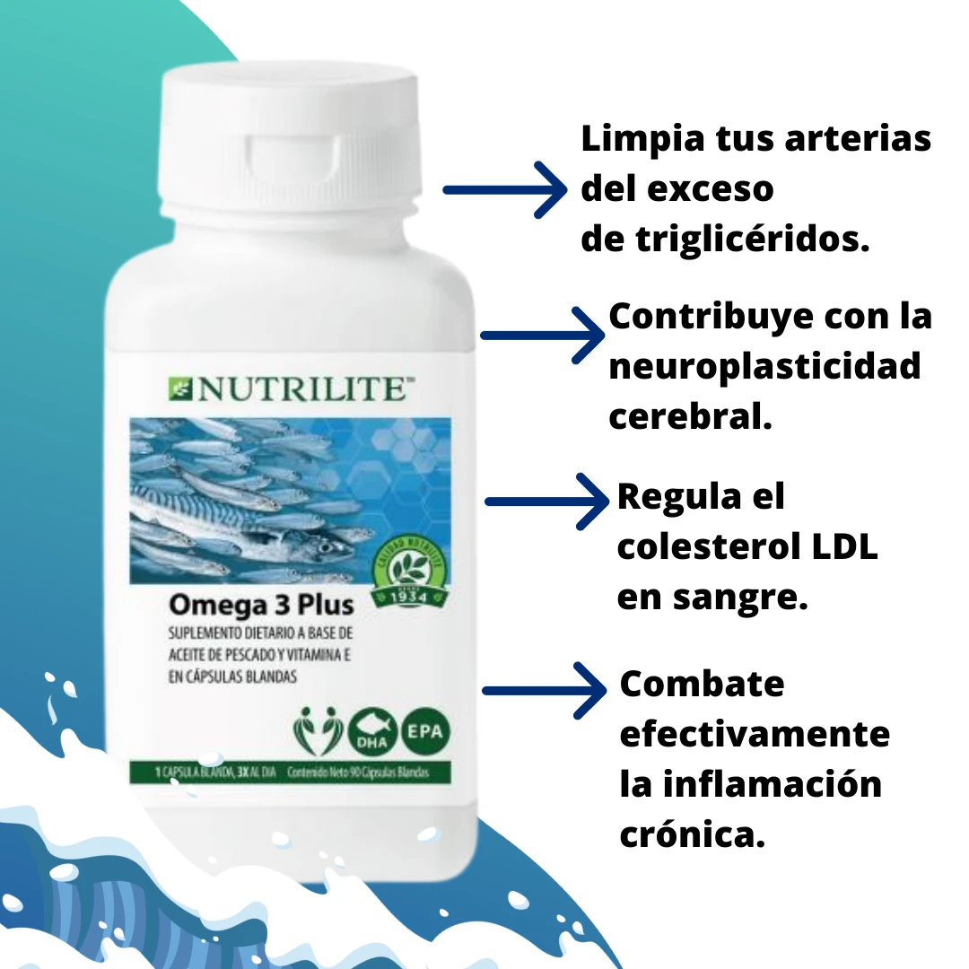 OMEGA 3 PLUS Nutrilite Tu Fuente de cidos Grasos Esenciales de