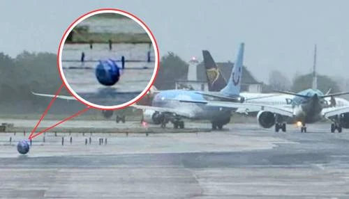 Captan extraño ovni en el aeropuerto de Mánchester