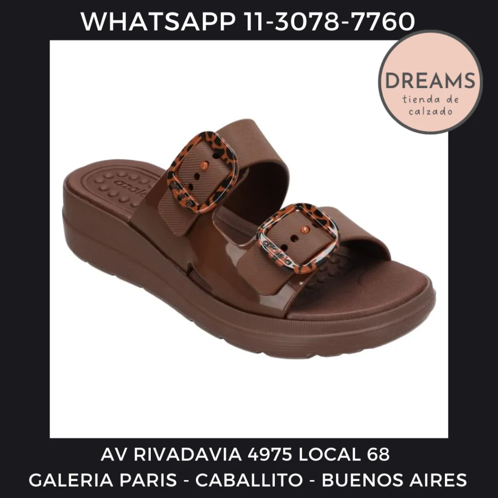 Sandalias Azaleia importadas mujer marron CIDA Dreams Calzado Caballito Av Rivadavia 4975 local 68 Galeria paris Zapateria