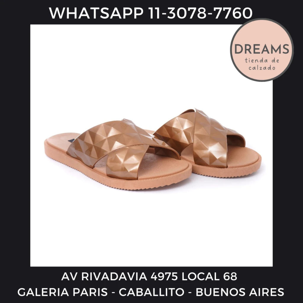 Sandalias Das Luz mujer cruzada Luxor cobre Dreams Calzado Caballito Av Rivadavia 4975 local 68 Galeria paris Zapateria